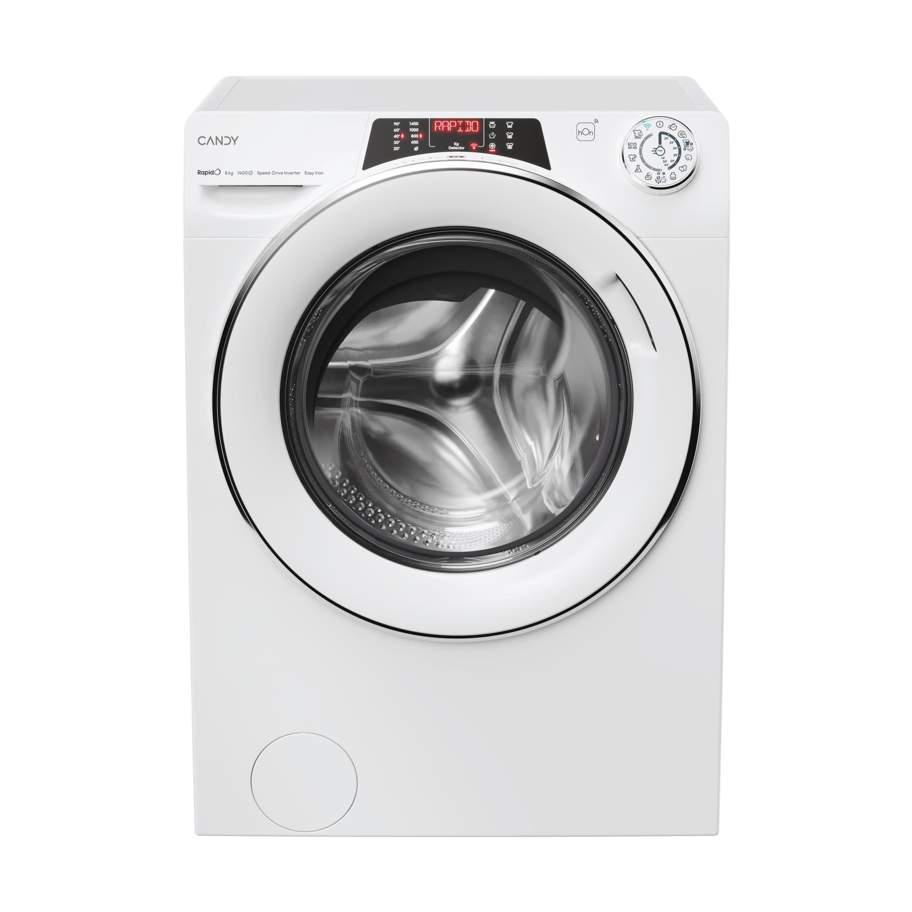 Candy RO 1486DWMCT/1-S Lavatrice a carica frontale RapidÓ 8 Kg 1400 giri Classe A Bianca