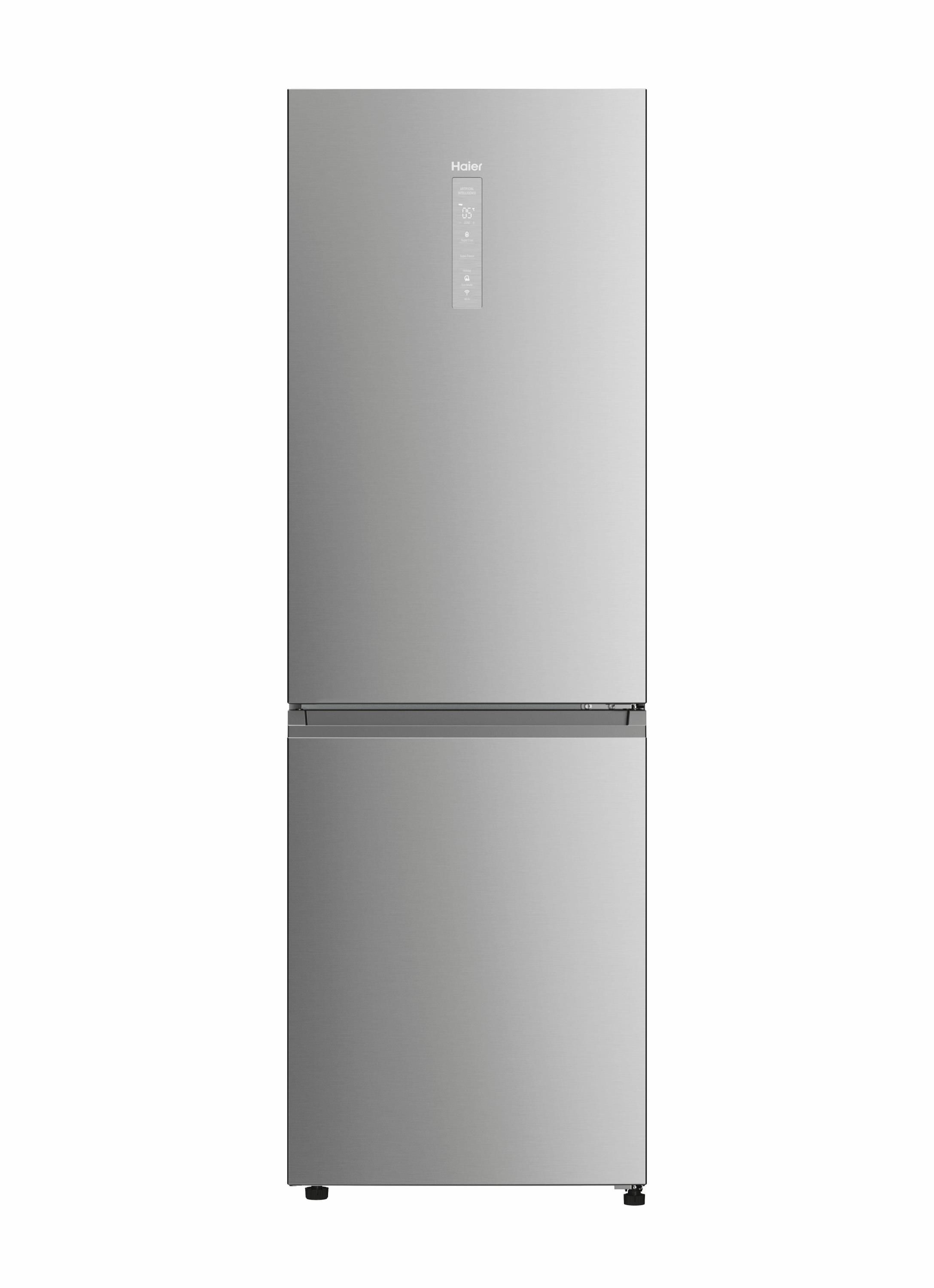 Haier 2D 60 Serie 3 HDPW5618DNPK Frigorifero Combinato Libera installazione 352 Litri Classe Energetica D Acciaio Inox