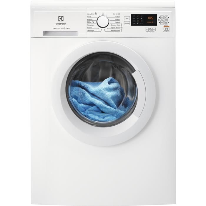 Electrolux Serie 500 Time Care Lavatrice a Carica Frontale TimeCare Classe energetica A Capacità di carico 8 Kg Centrifuga 1150 Giri Motore Inverter Vapore Igienizzante Cesto GentleCare