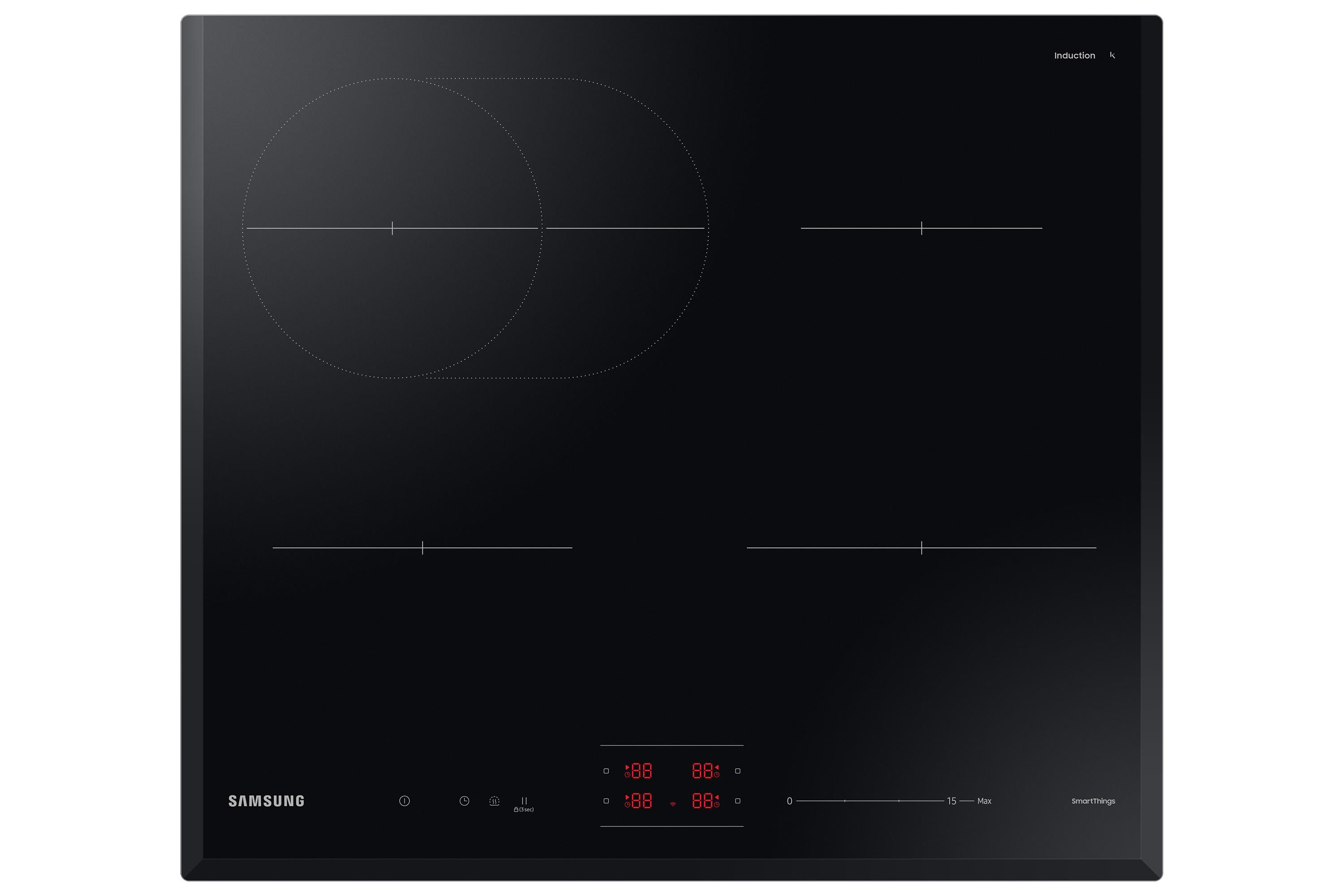 Samsung NZ64B4016KK Piano a Induzione Slim Fit 60cm Mini Flex Zone