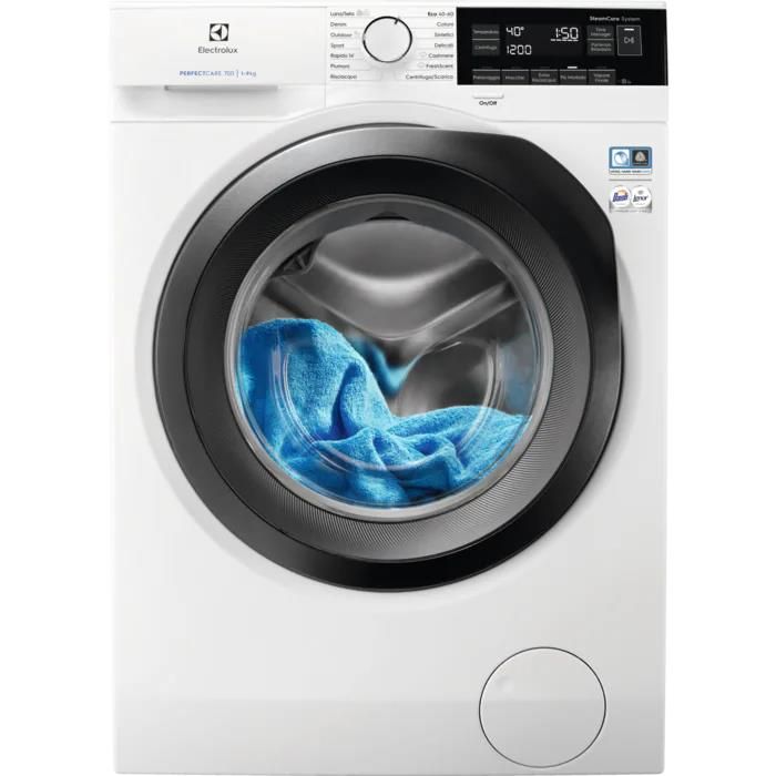 Electrolux EW7F3G94 Lavatrice a Carica frontale Vapore FreshScent Classe energetica A Capacità di carico 9Kg Centrifuga 1400 Giri Vapore Pro SensiCare Più Morbido Time Manager