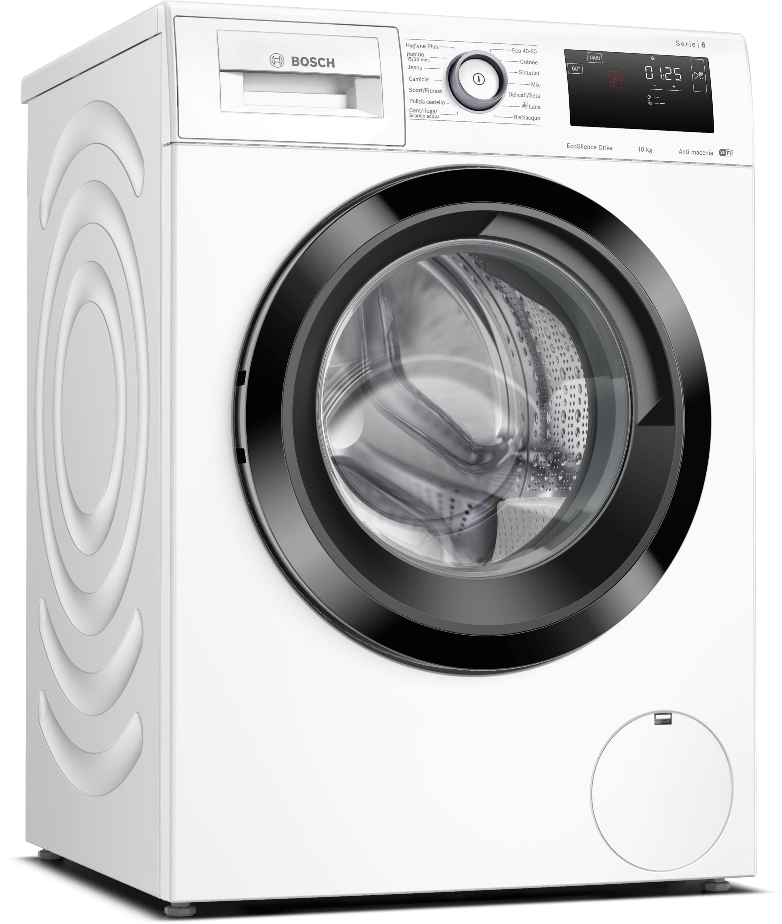 Bosch Serie 6 WAL28RH1IT Lavatrice Caricamento Frontale 10kg 1400 Giri/min Classe A Bianco