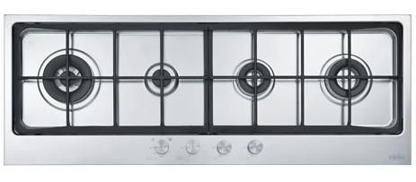 Franke FHNE 1204 3G TC XS C Linea Neptune Piano Cottura a Gas 4 Zone 1 Tripla corona dual Griglie in ghisa 120 cm Inox 106.0064.312