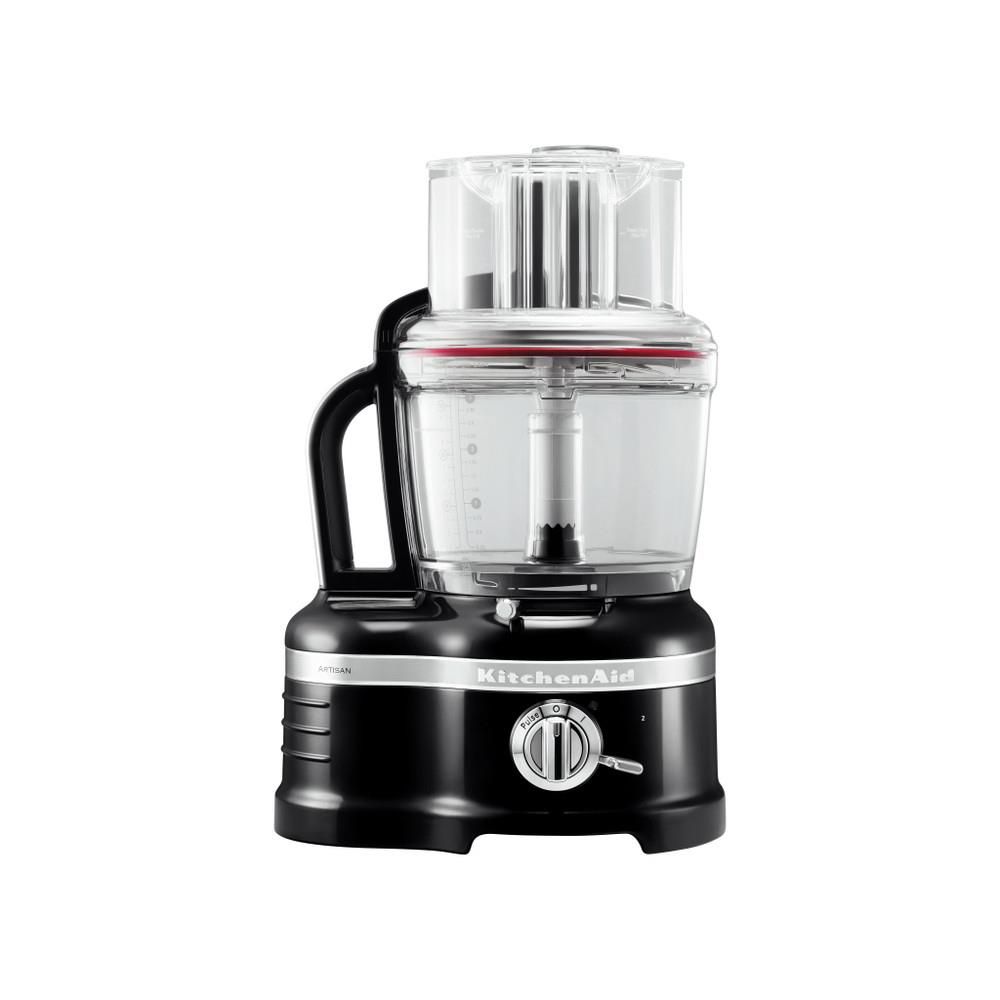 KitchenAid 5KFP1644EOB Food Processor Artisan Capacita' 4 Litri Potenza 650 W con Set di Accessori Nero Onice