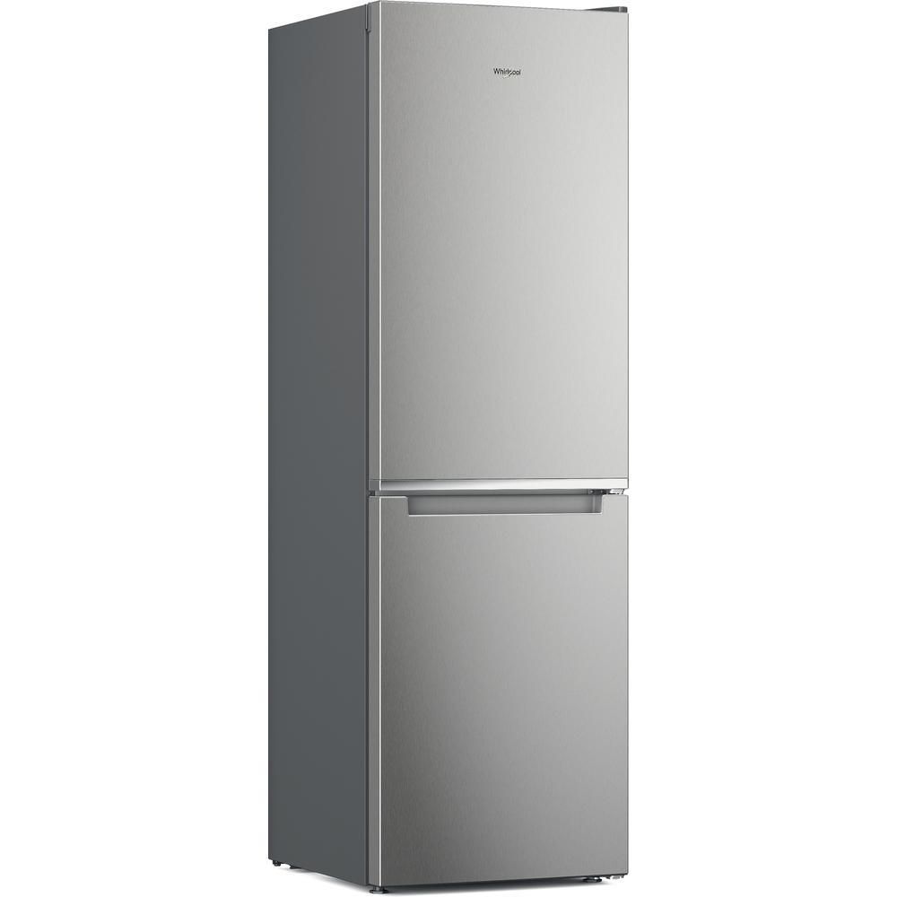 Whirlpool W7X 83A OX Frigorifero con Congelatore Libera Installazione 335 Litri Classe Energetica D Acciaio Inossidabile