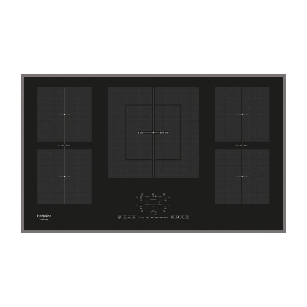 Hotpoint Ariston KIF 952 BXLD B Piano Cottura a Induzione in Vetroceramica 5 Zone FlexiZone Touch Control 90 cm Nero