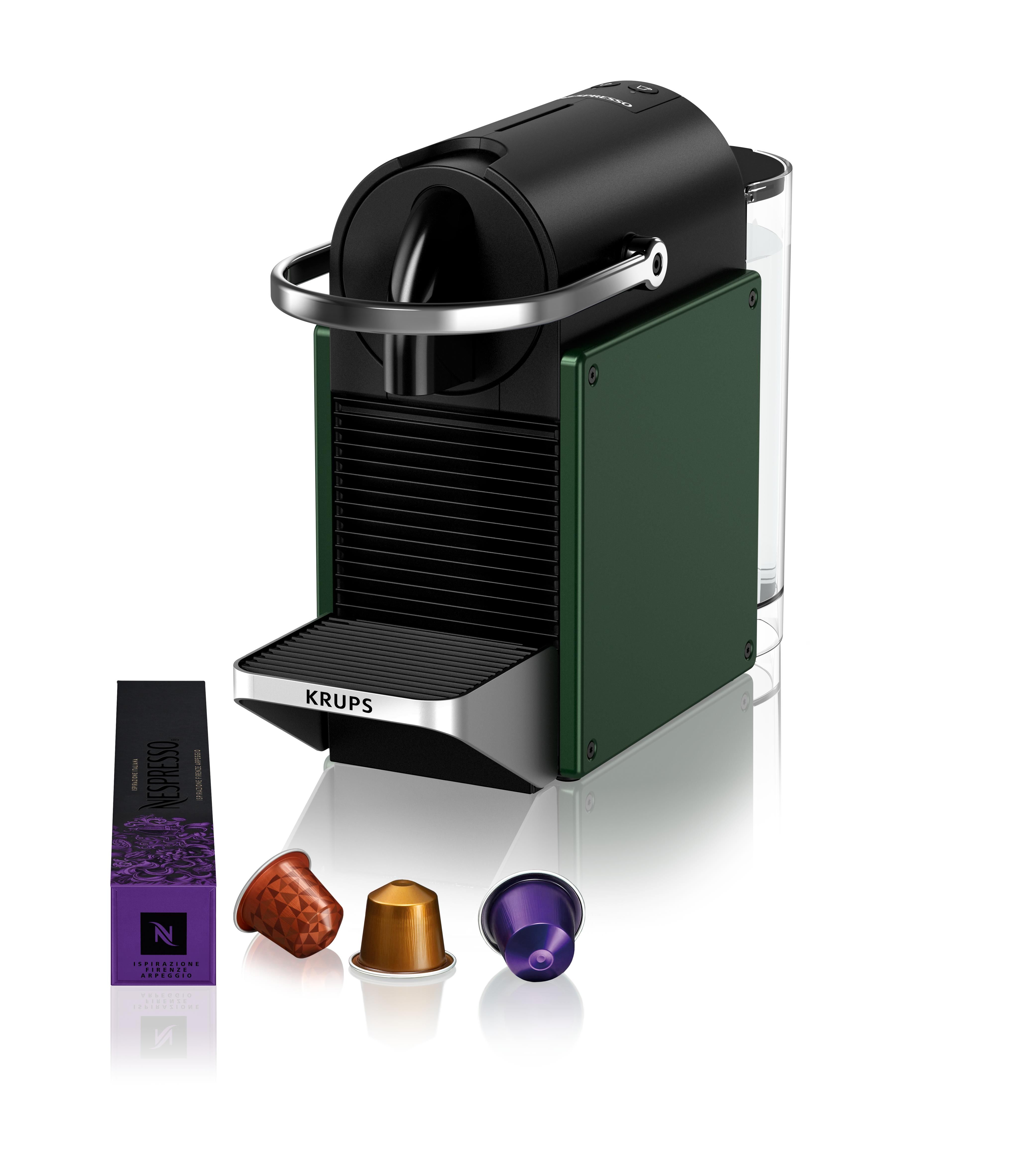 KRUPS Pixie XN306310 Macchina per Caffè Automatica e Manuale a Capsule con Serbatoio da 0.7 Litri per una Perfetta Experienza di Caffè