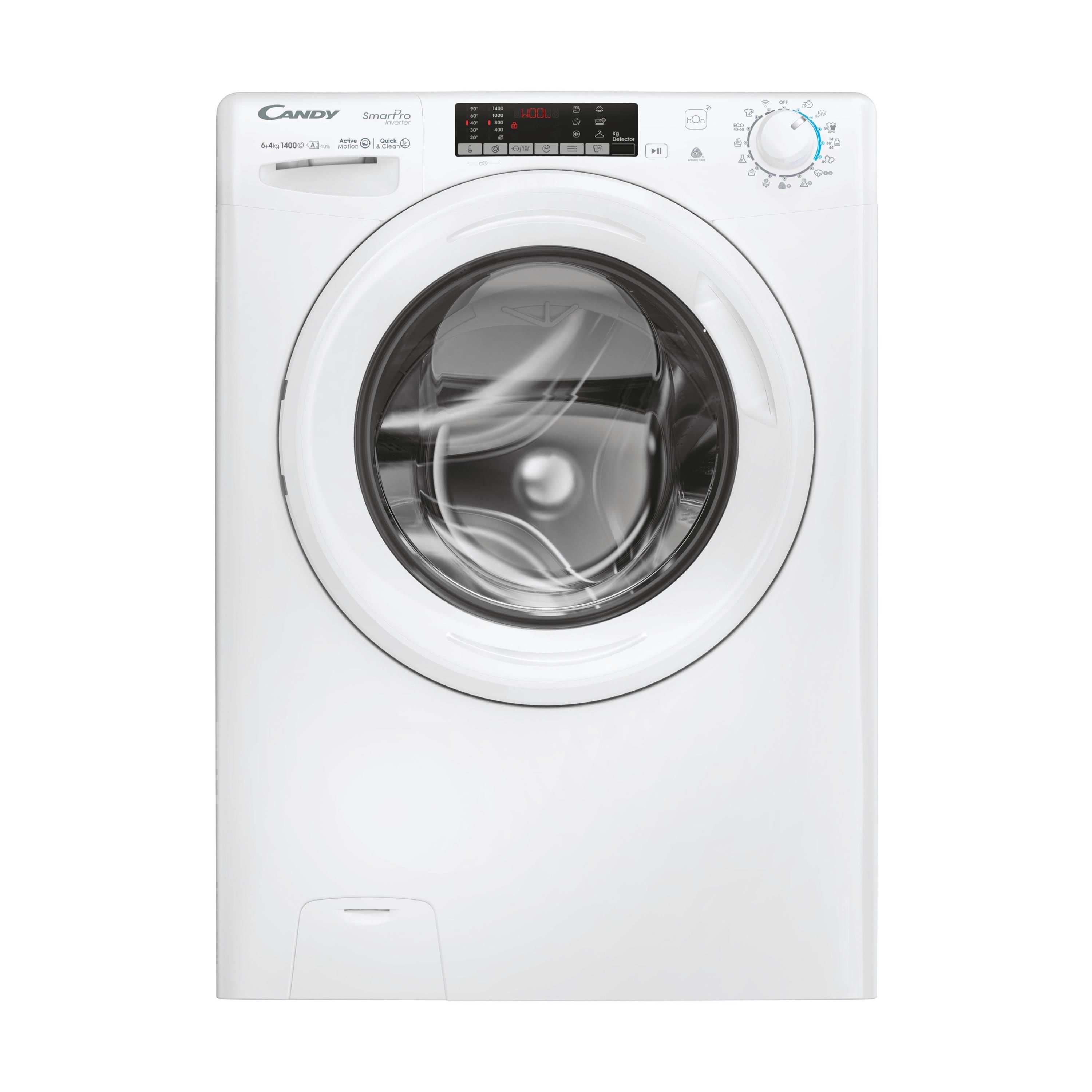 Candy COW 4644TWM6/1-S Smart Pro Lavasciuga Slim 64 Kg Centrifuga 1400 giri 45 cm Classe energetica E Motore Inverter colore Bianco