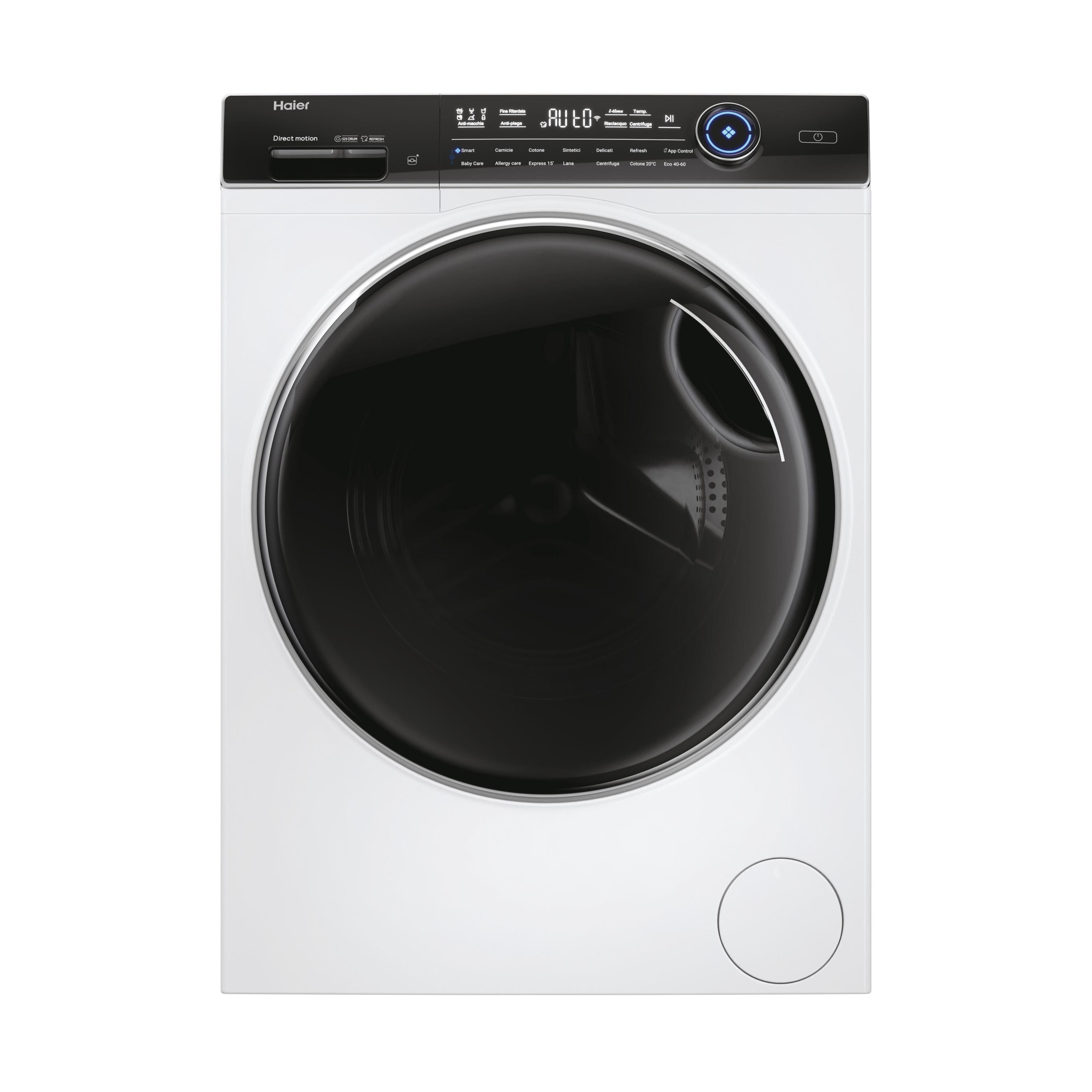 Haier HW100BD149 Lavatrice caricamento frontale 10 kg Classe A Profondità 54 cm Centrifuga 1400 giri Motore Inverter Funzione Vapore colore Bianco Wifi