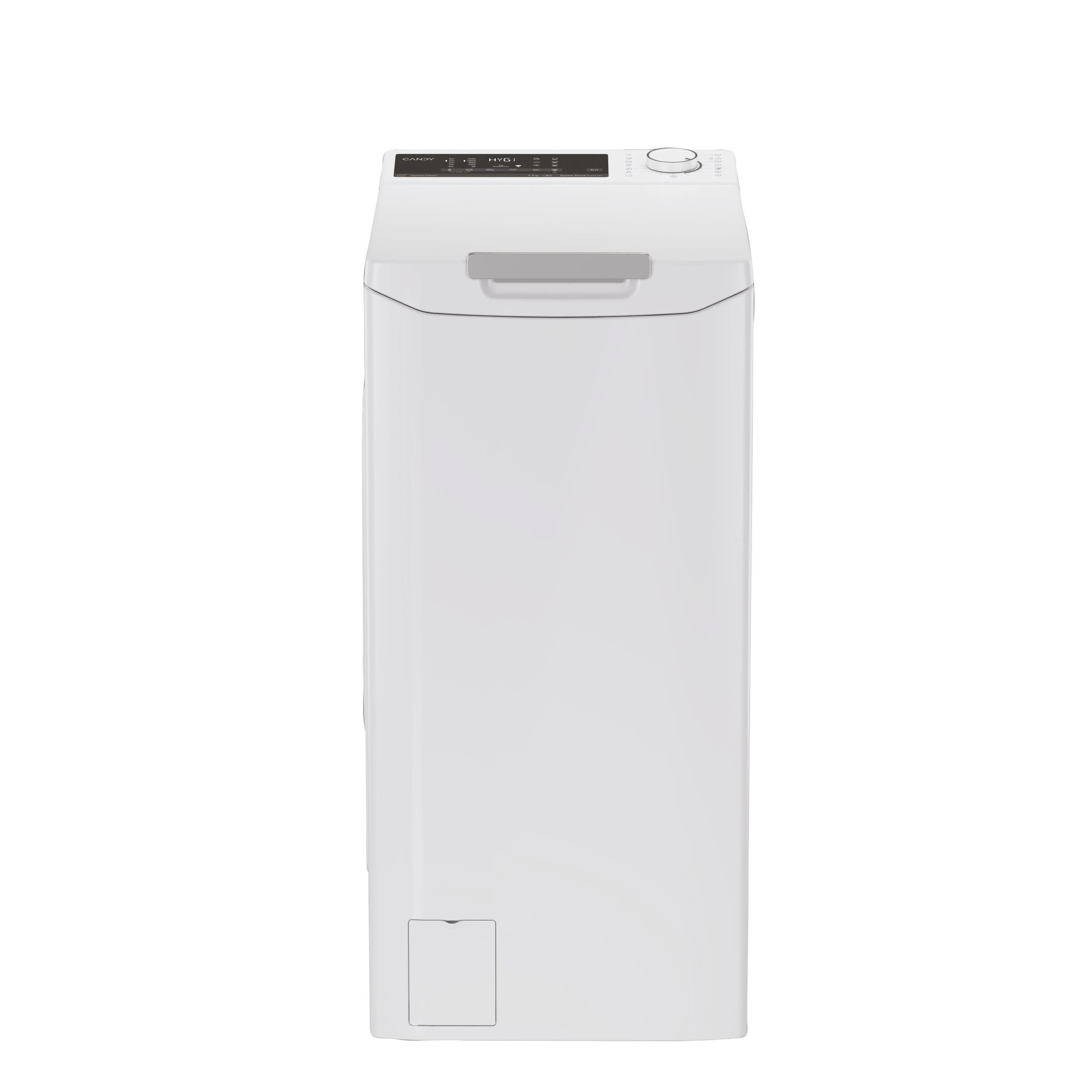 Candy TCA474TM5-S Top Loader ProWash 500 Lavatrice a carica dall'alto 7 kg 1400 giri 17 programmi Classe A bianca