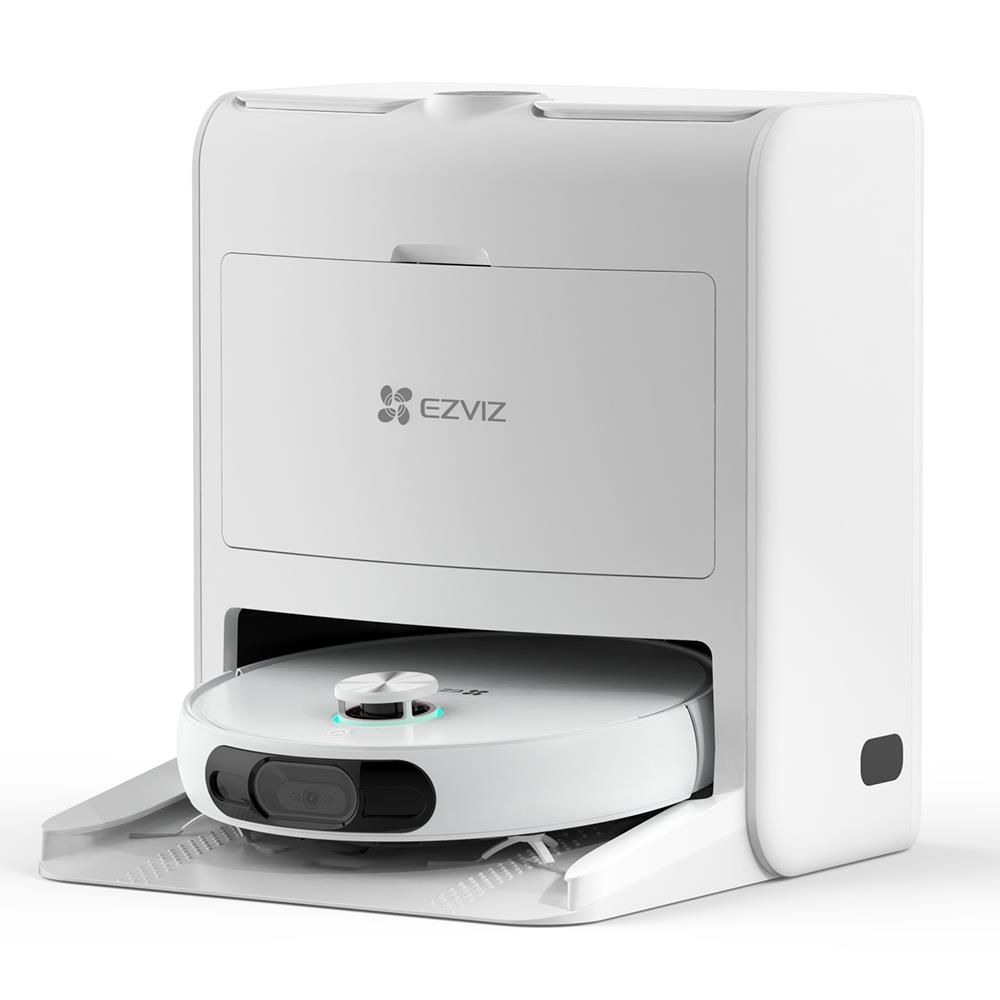 EZVIZ RS2 robot aspirapolvere lavapavimenti 2in1 4000Pa LiDAR base automatica bianco