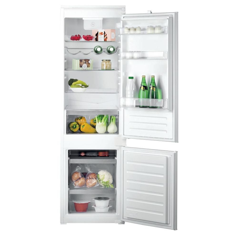 Hotpoint BCB 7525 D2 Frigorifero Combinato Capacità 289 Litri Classe energetica F Ventilato Active Fresh Massimo Silenzio 185 cm Bianco