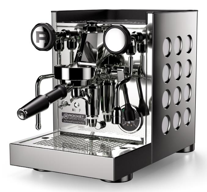 Rocket Espresso Appartamento Nero/Argento