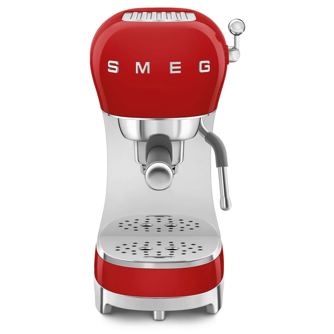 Smeg ECF02RDEU Macchina da Caffe' Espresso Made in Italy Rosso