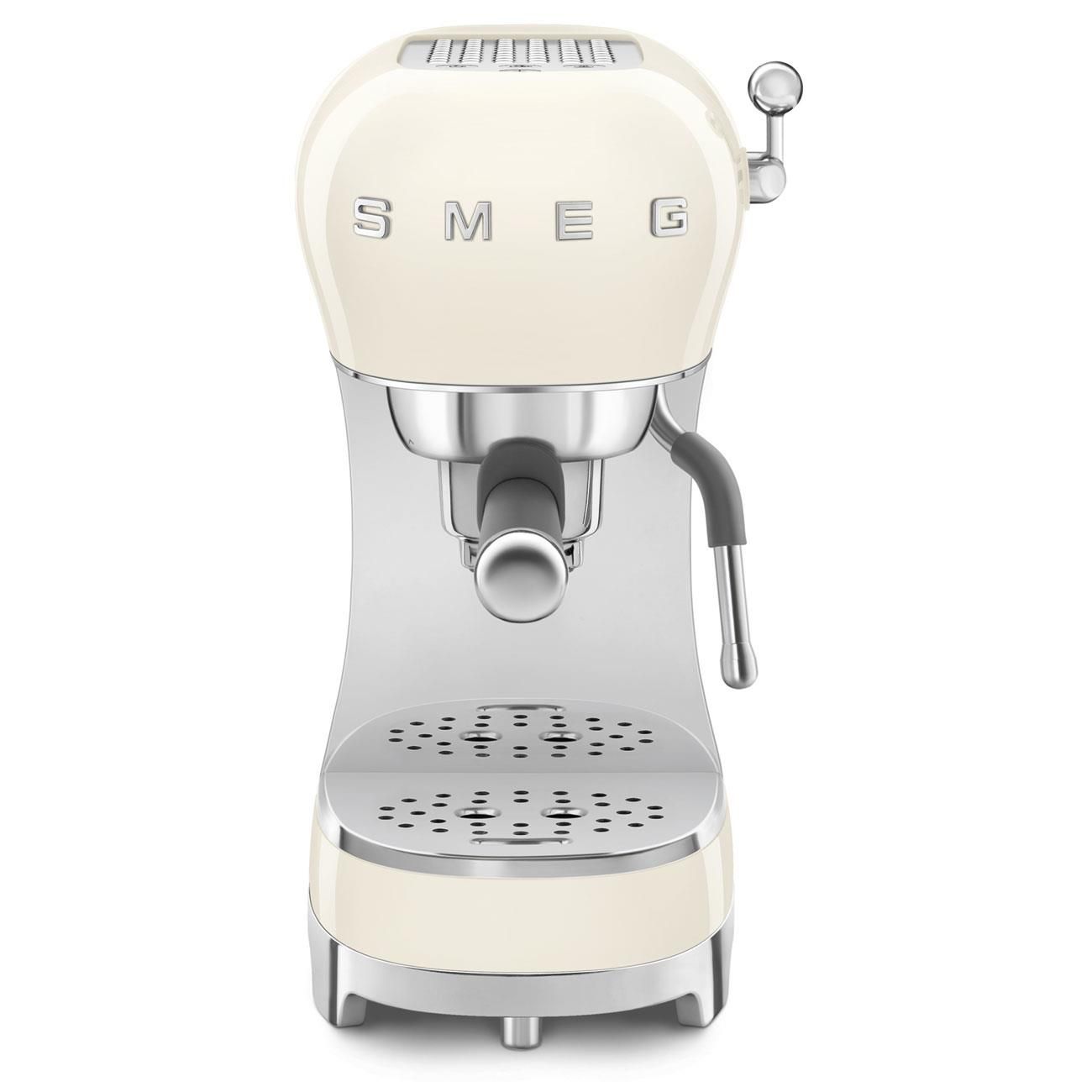 Smeg ECF02CREU Macchina da Caffe' Espresso Made in Italy Panna