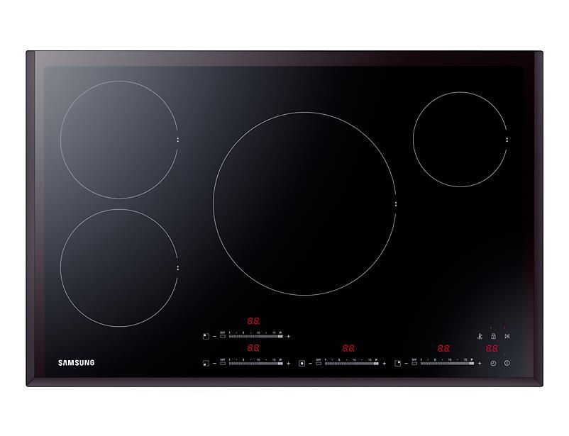 Samsung NZ84F7NB6AB Piano Cottura ad Induzione Magnetica 4 Zone 15 Livelli di Potenza Power Control Move Touch 80 cm Nero