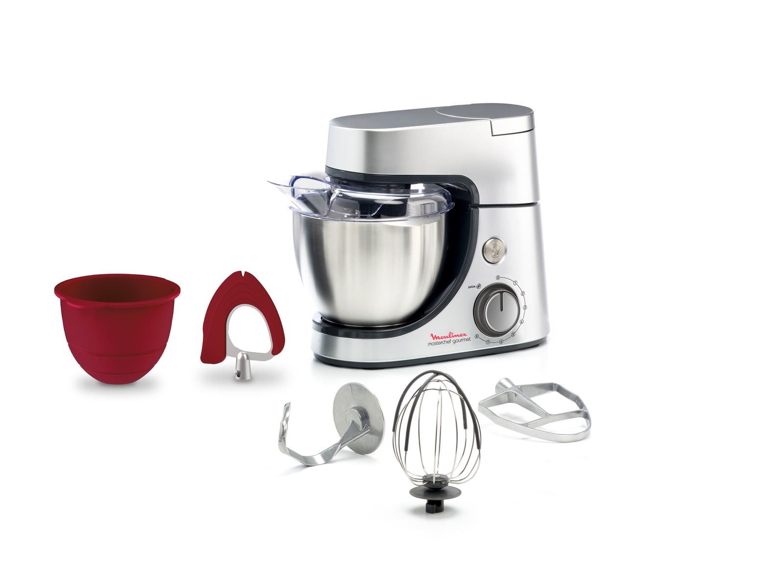 Moulinex QA530D Masterchef Gourmet Robot da Cucina 46 Litri Acciaio Inossidabile 1100W