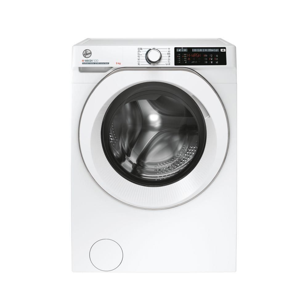 Hoover H-WASH 500 HW 49AMC/1-S Lavatrice a carica frontale 9 Kg classe A 1400 giri motore Eco-Power programma Auto Care funzione Scan to Care bianco 60x54x85otore Inverter Eco-Power