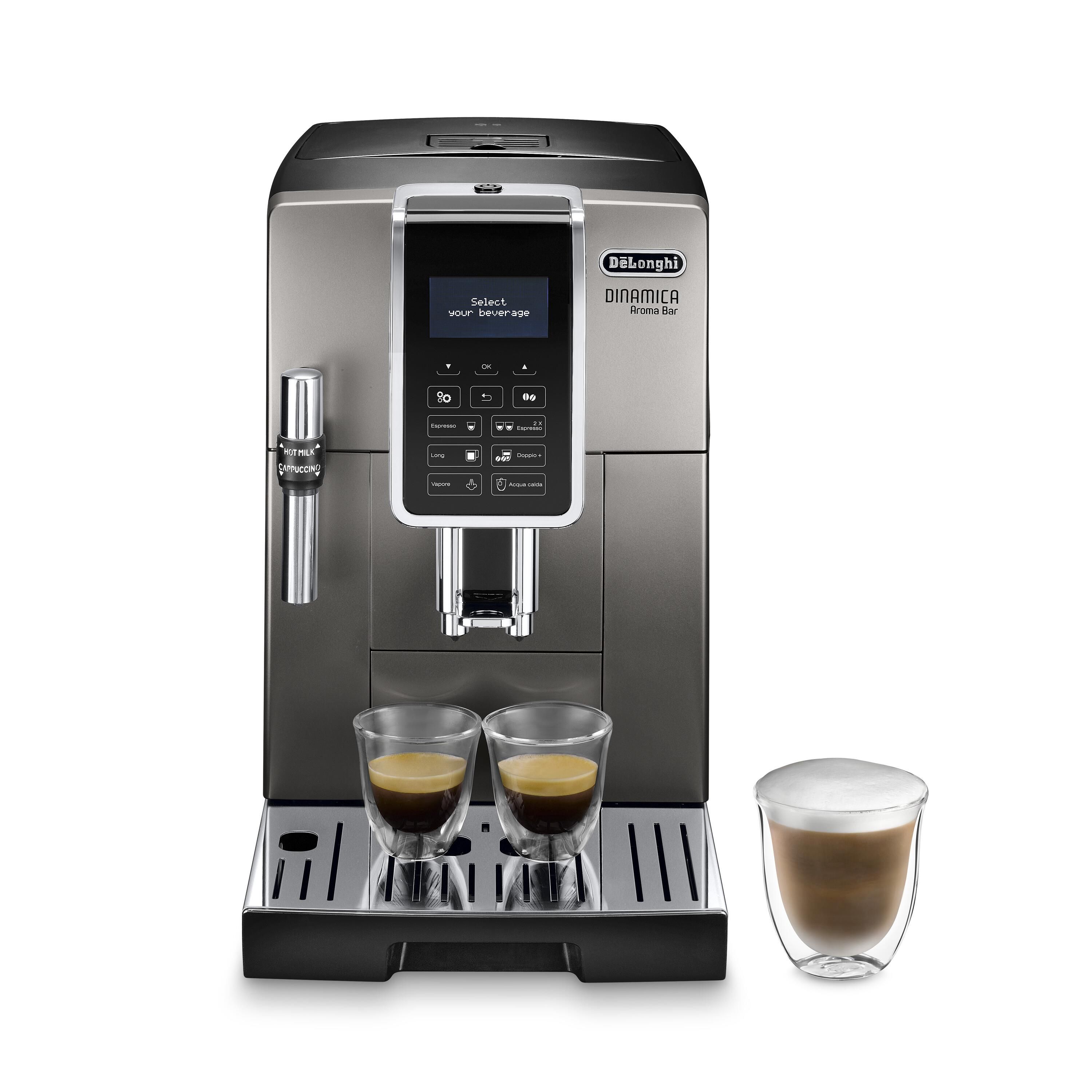 De longhi macchina espresso automatica dinamica aroma bar ecam359.37.tb 1.8l nero