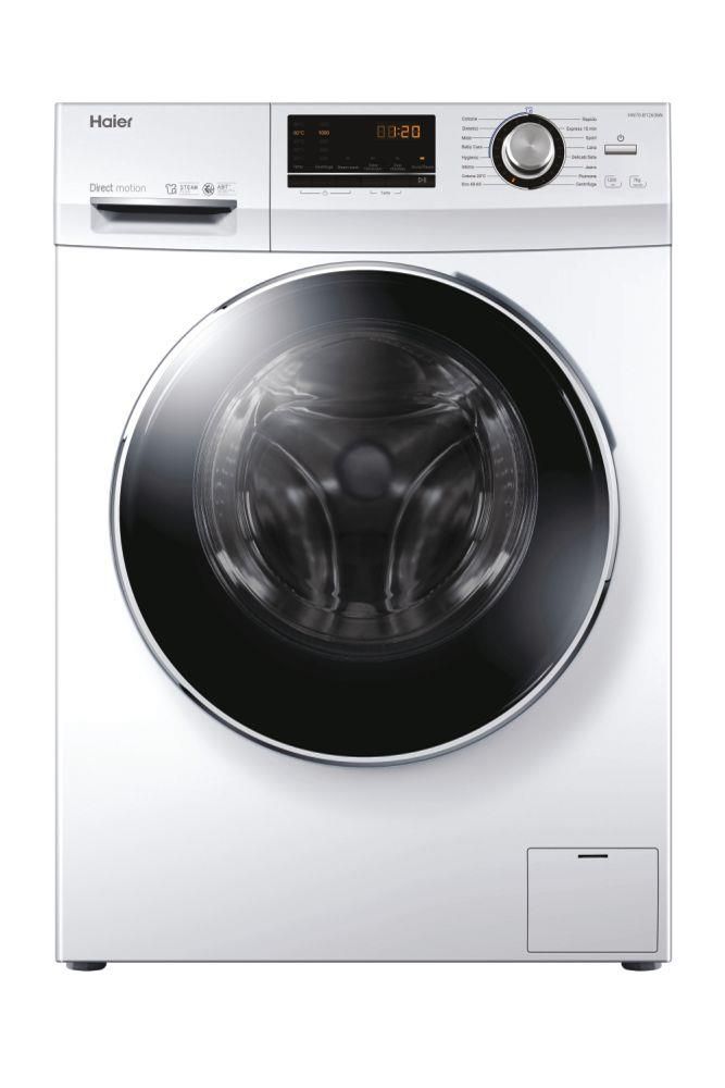 Haier HW70B12636N Serie 636 Lavatrice Carica Frontale Trattamento ABT Partenza Differita Classe energetica A+++ Capacita' di carico 7 Kg Centrifuga 1200 giri Motore Direct Motion