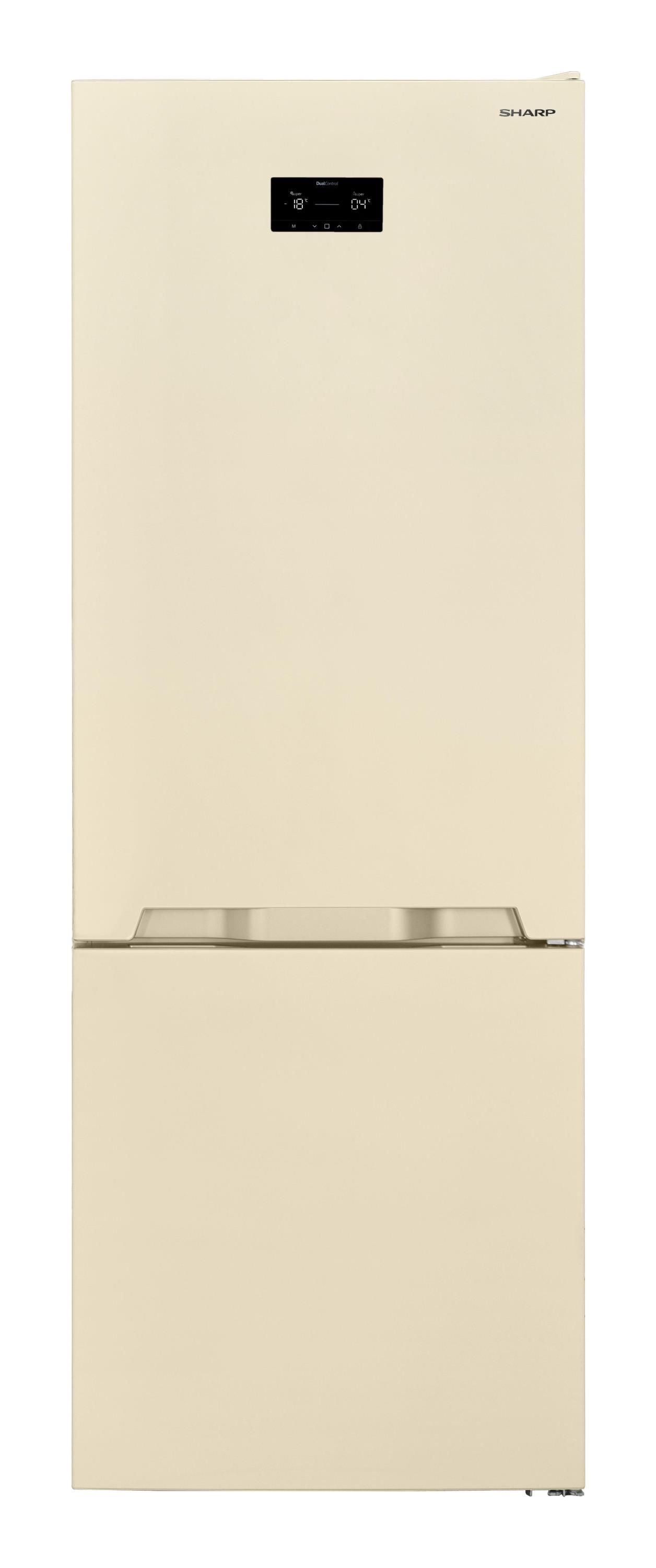 Sharp SJ-NBA34IHXJE Frigorifero combinato 481 Litri Classe E No Frost H192 cm Display beige