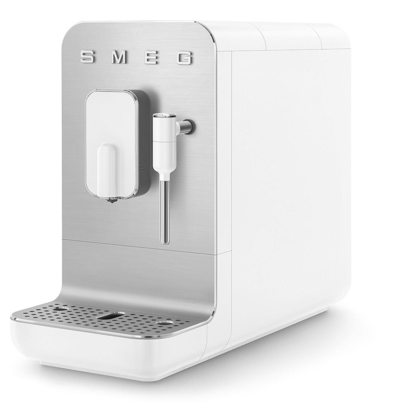 Smeg BCC02WHMEU Macchina per Caffe' Automatica Macchina per Espresso 1.4 Litri Grigio/Bianco