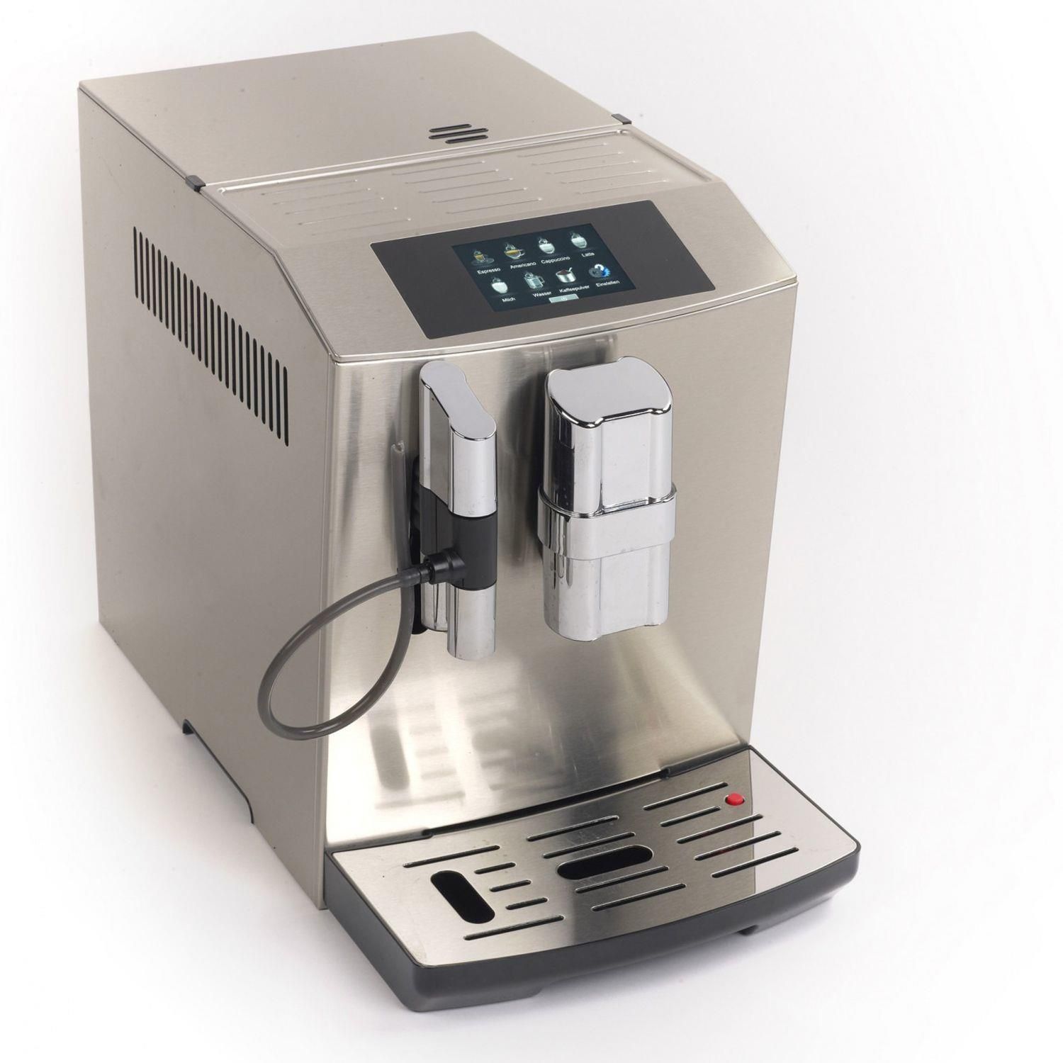 Acopino Modena ONE TOUCH Macchina per Espresso Inox Spazzolato - Bomballa Acopino Modena ONE TOUCH Macchina per Espresso Inox Spazzolato