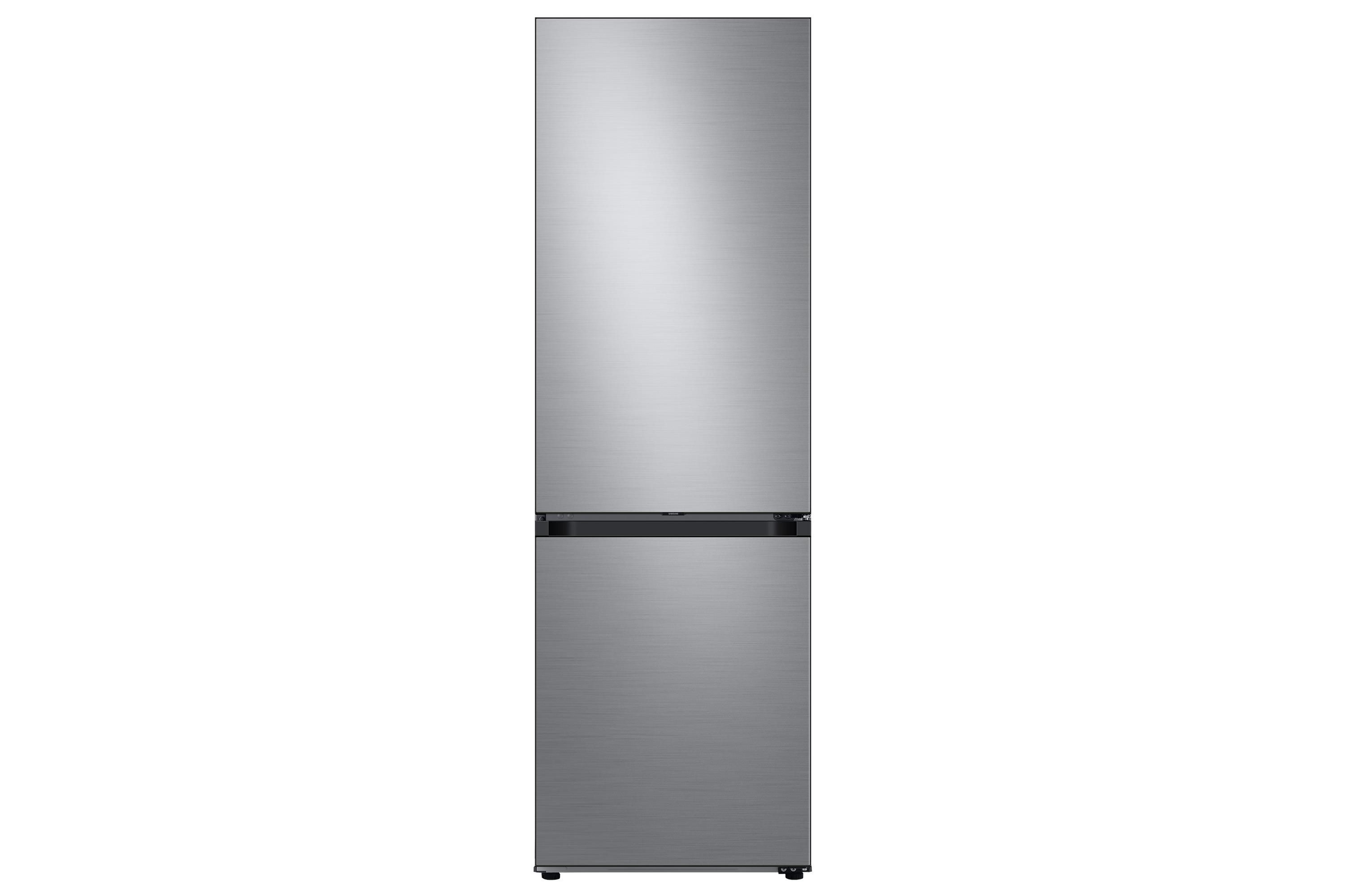 Samsung RB34A6B1DS9/EF Frigorifero Bespoke Panel Fixed Monoporta Capacita' 344 Litri Classe energetica D No Frost 185 cm Silver Metal