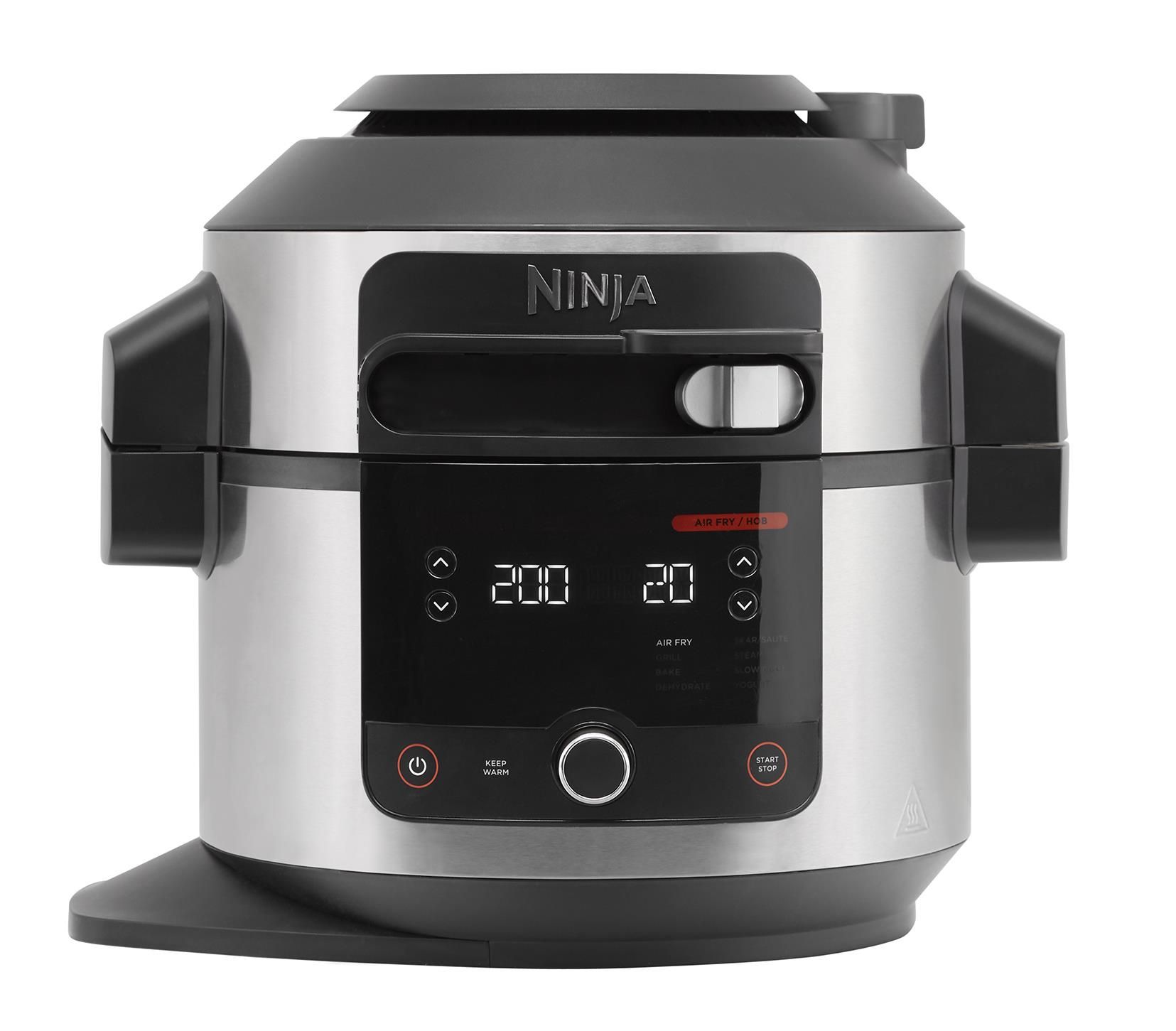 Ninja [OL550EU] Multicooker SmartLid Ninja Foodi Risparmio Energetico 11-in-1 da 6 L Pentola a pressione e Friggitrice ad aria
