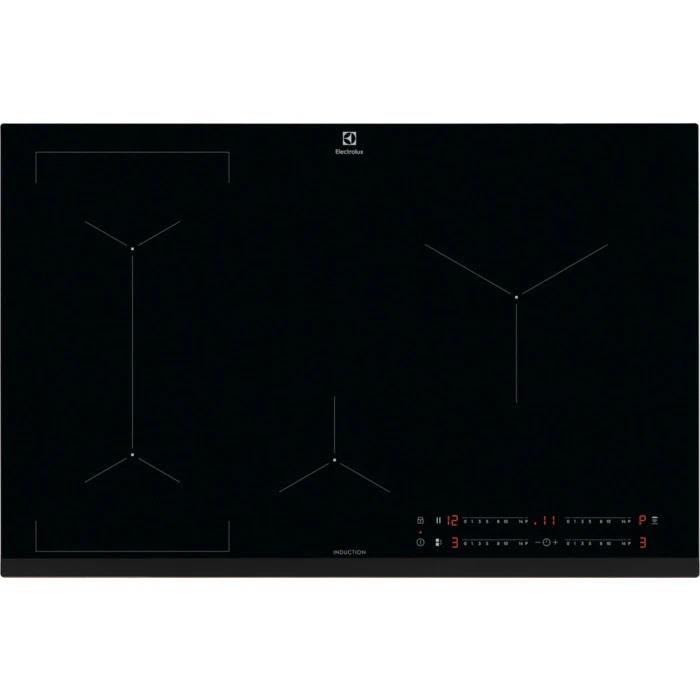 Electrolux EIL83443 Piano Cottura ad Induzione 4 Zone 78 cm Nero