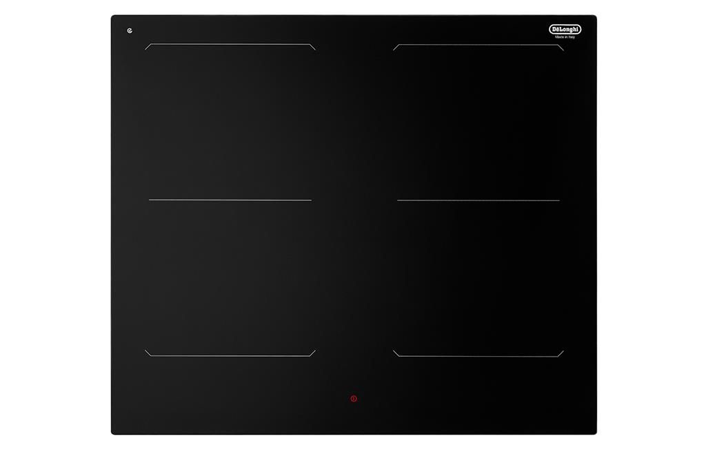 DeLonghi SLI604 Linea Life Piano Cottura ad Induzione 2 Zone Plus 2 Zone Bridge Funzione Chef cook e Melting Automatic easy start 60cm Nero
