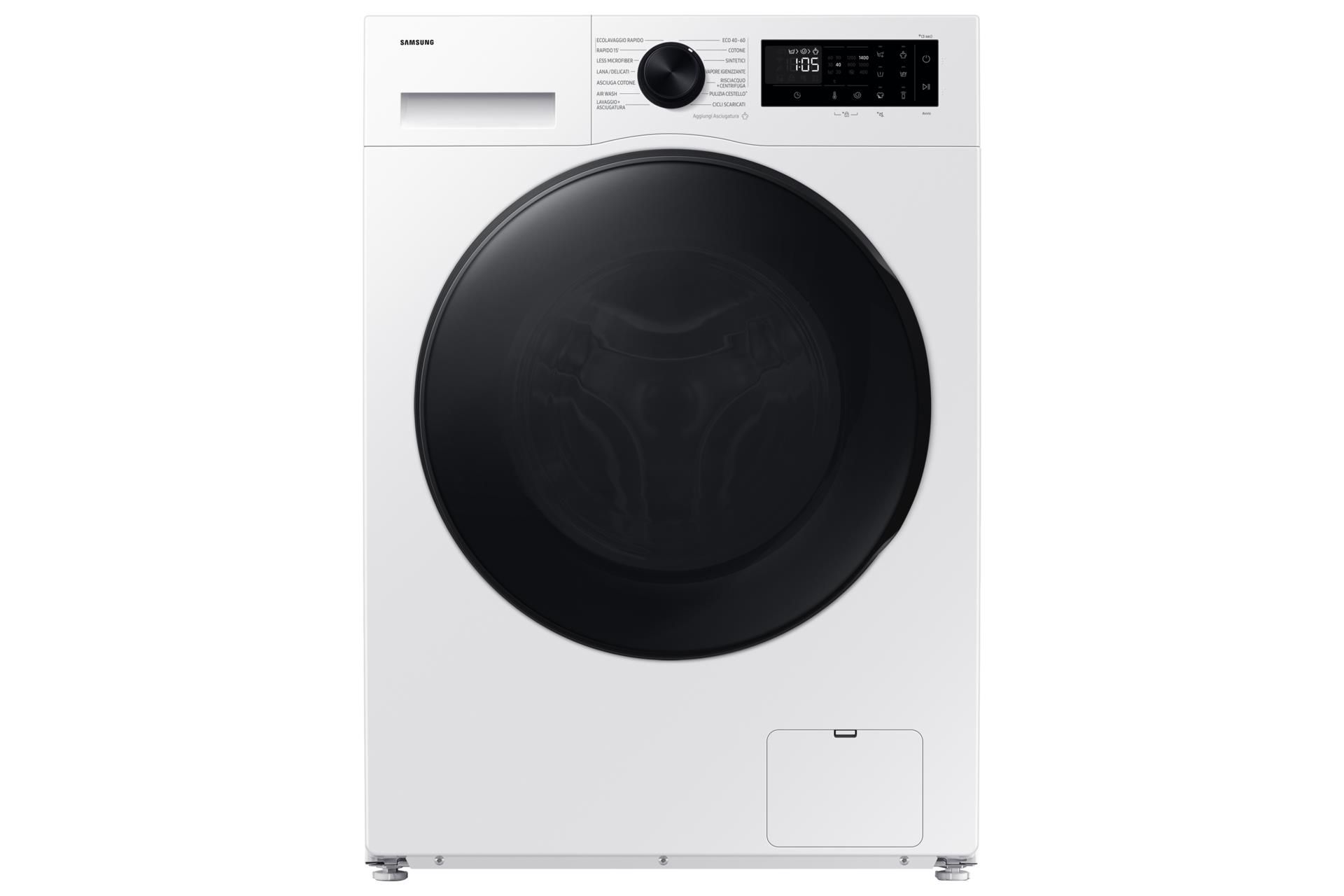 Samsung WD90DG5G34BEET Crystal Clean Lavasciuga slim 9/5 Kg 1400 giri Classe E Bianca