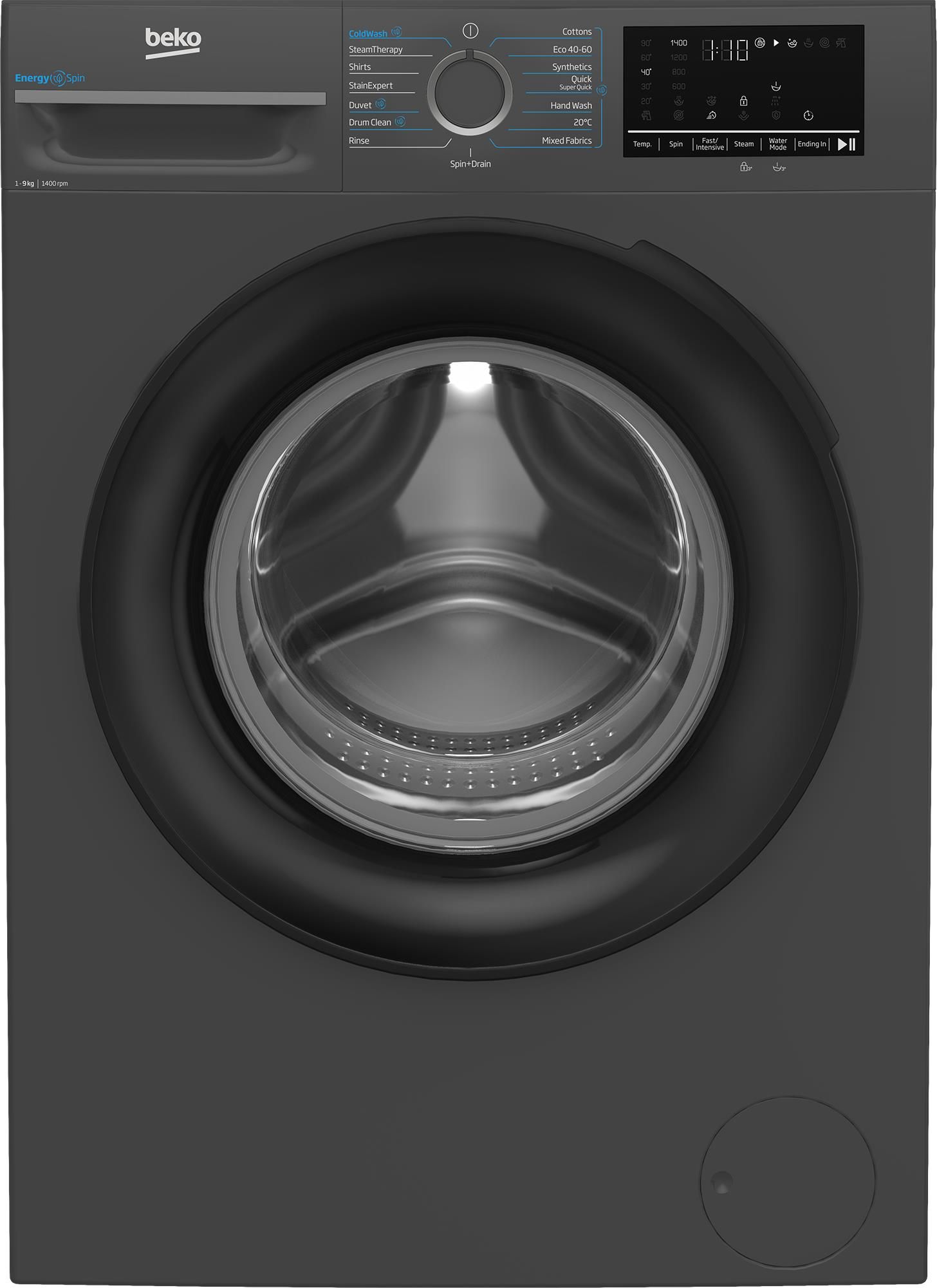 Beko BMEUWT41241M Lavatrice carica frontale 12 Kg 1400 giri Classe A Antracite