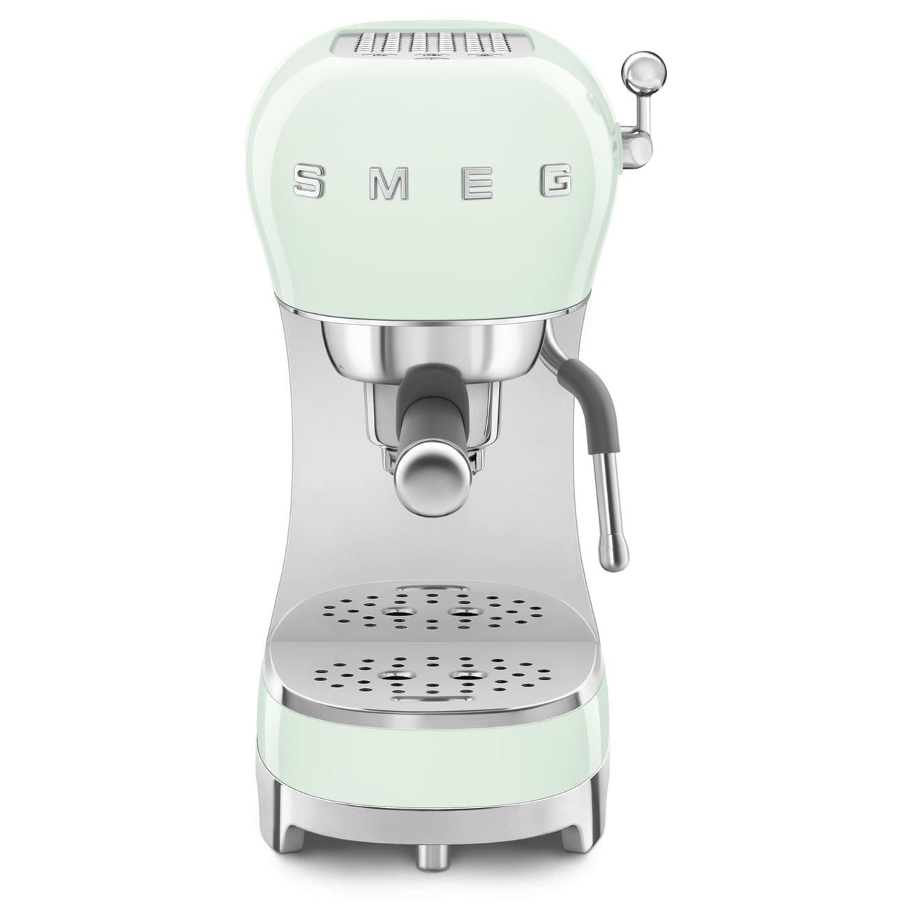 Smeg ECF02PGEU Macchina da Caffe' Espresso Made in Italy Verde Pastello