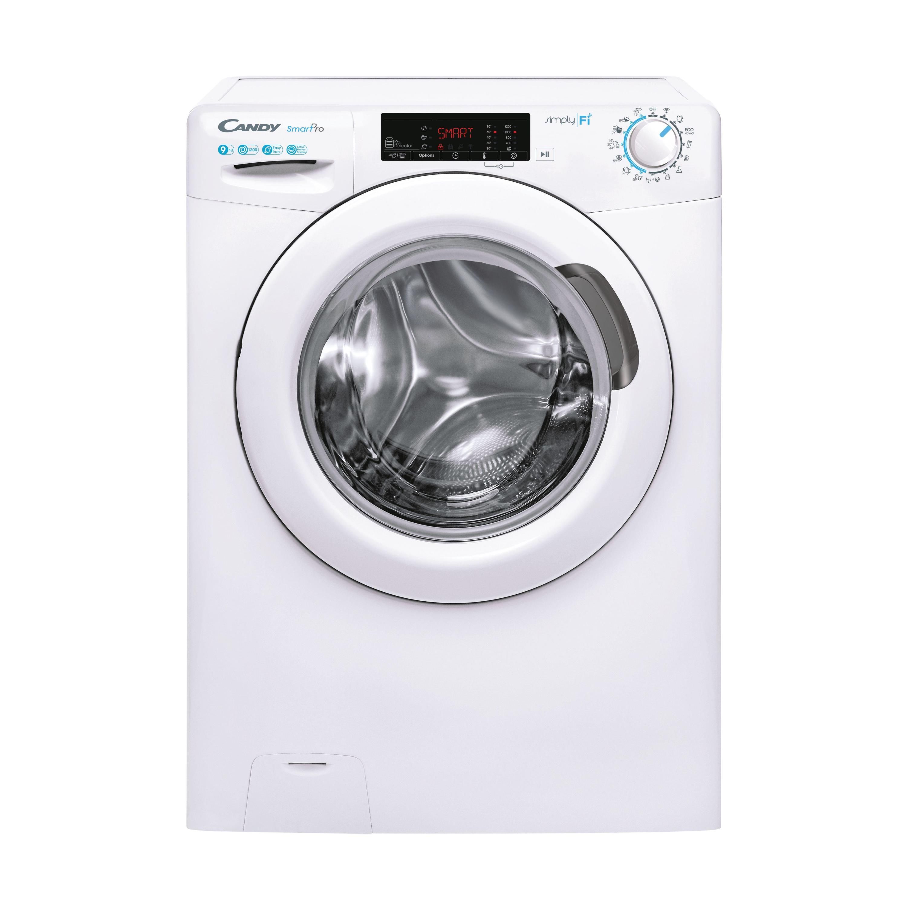 Candy Smart Pro CSO 1295TW4/1-S Lavatrice Caricamento Frontale 9Kg 1200 Giri/min Bianco