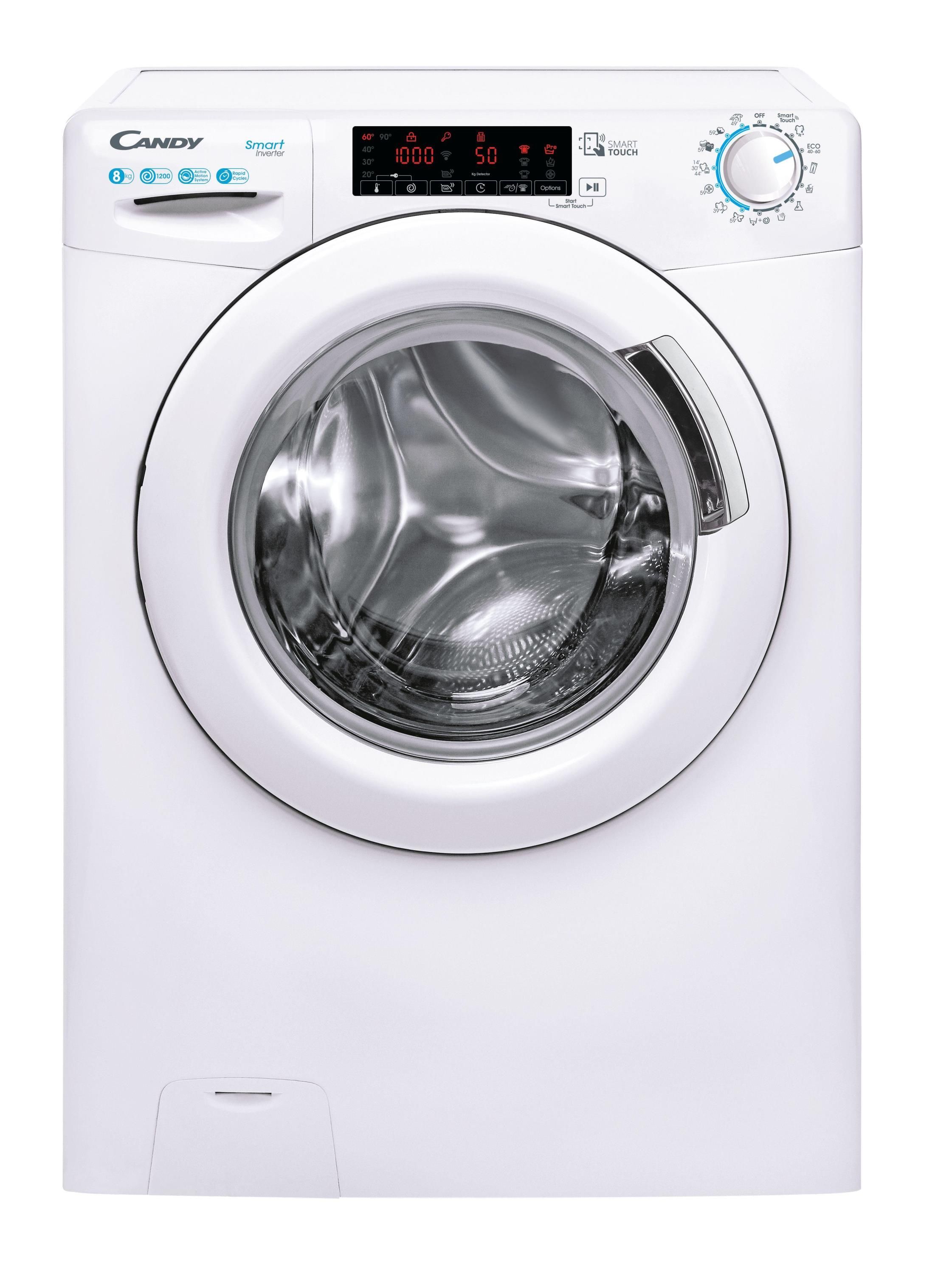 Candy CS 128TXME-S Lavatrice Carica Frontale Capacita' di carico 8 Kg Centrifuga 1200 giri Classe Energetica A+++