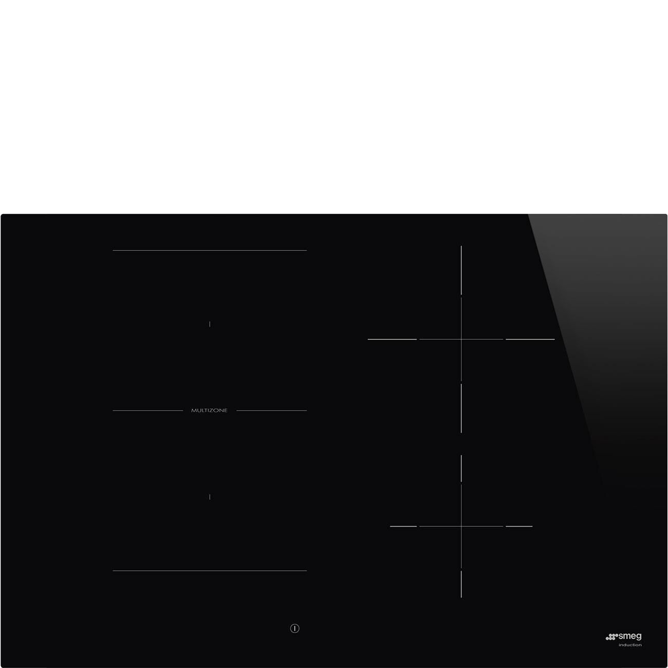 Smeg SI1M4744D Piano Cottura a Induzione 4 Zone 70/75 cm Nero
