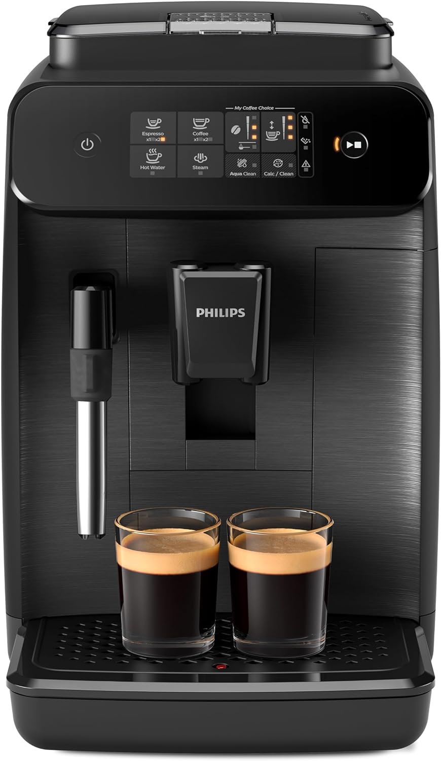 Philips EP0820/00 Macchina Caffè Caffè Macinato in Polvere Espresso con Macinacaffè e Erogatore di Vapore colore Nero