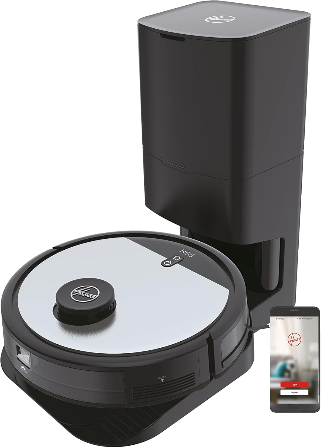 Hoover HG5 HG550DP‑011 - Robot aspirapolvere laser - Bomballa Hoover HG5 HG550DP‑011 - Robot aspirapolvere laser